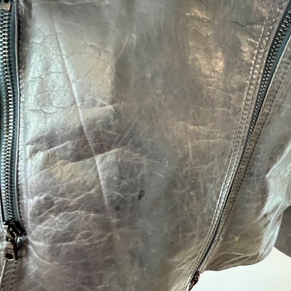 m0851 leather jacket, ink, size 8 - Picture 10 of 15